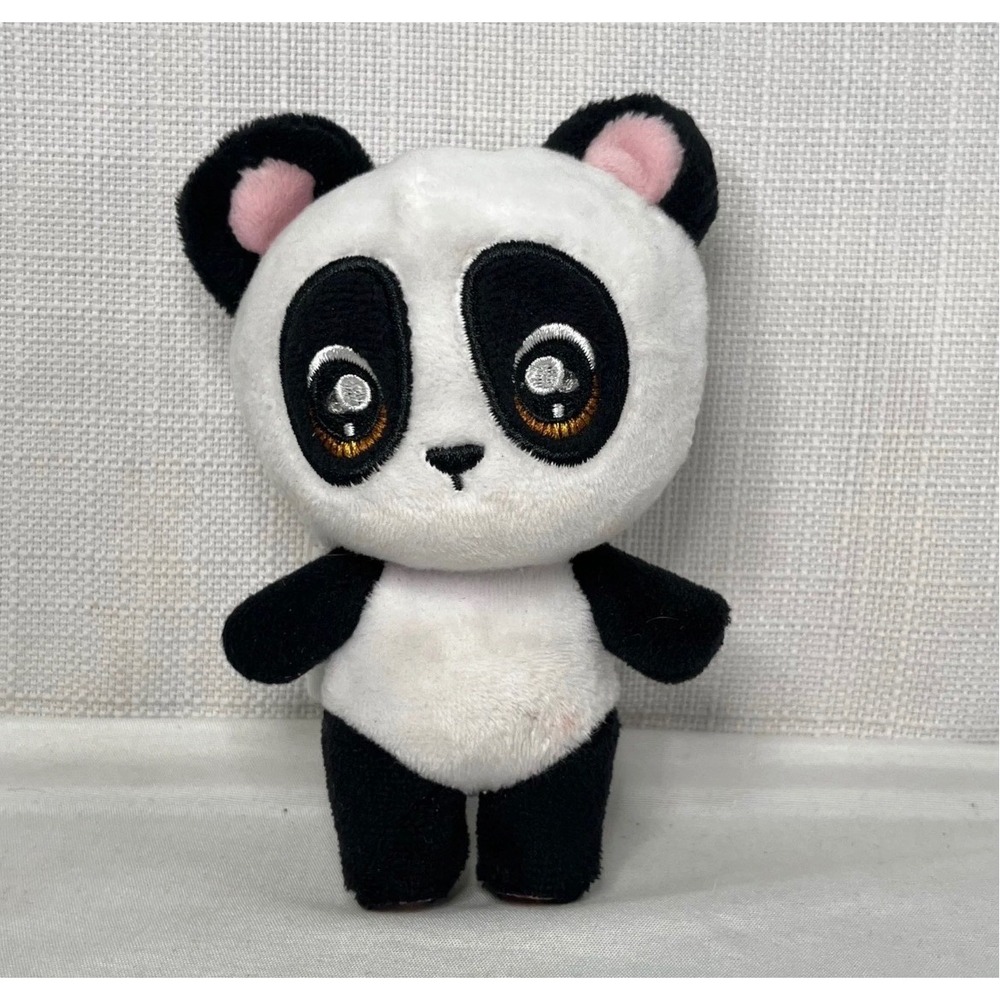 Na Na Na Surprise Panda Plush MGA Entertainment Black White Stuffed Animal 4.5in